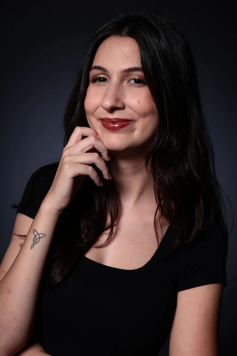 Retrato da psicóloga Luana Bortolan